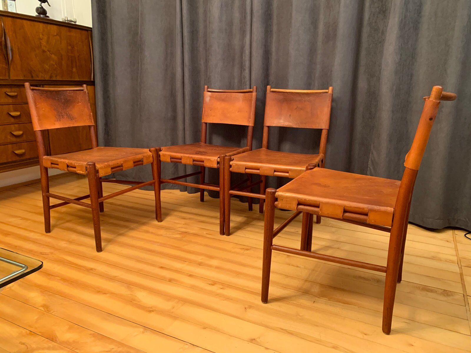 Chaises danoises, années 1960, ensemble de 4
