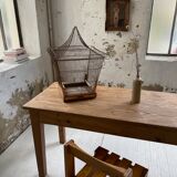 Vintage gold metal cage