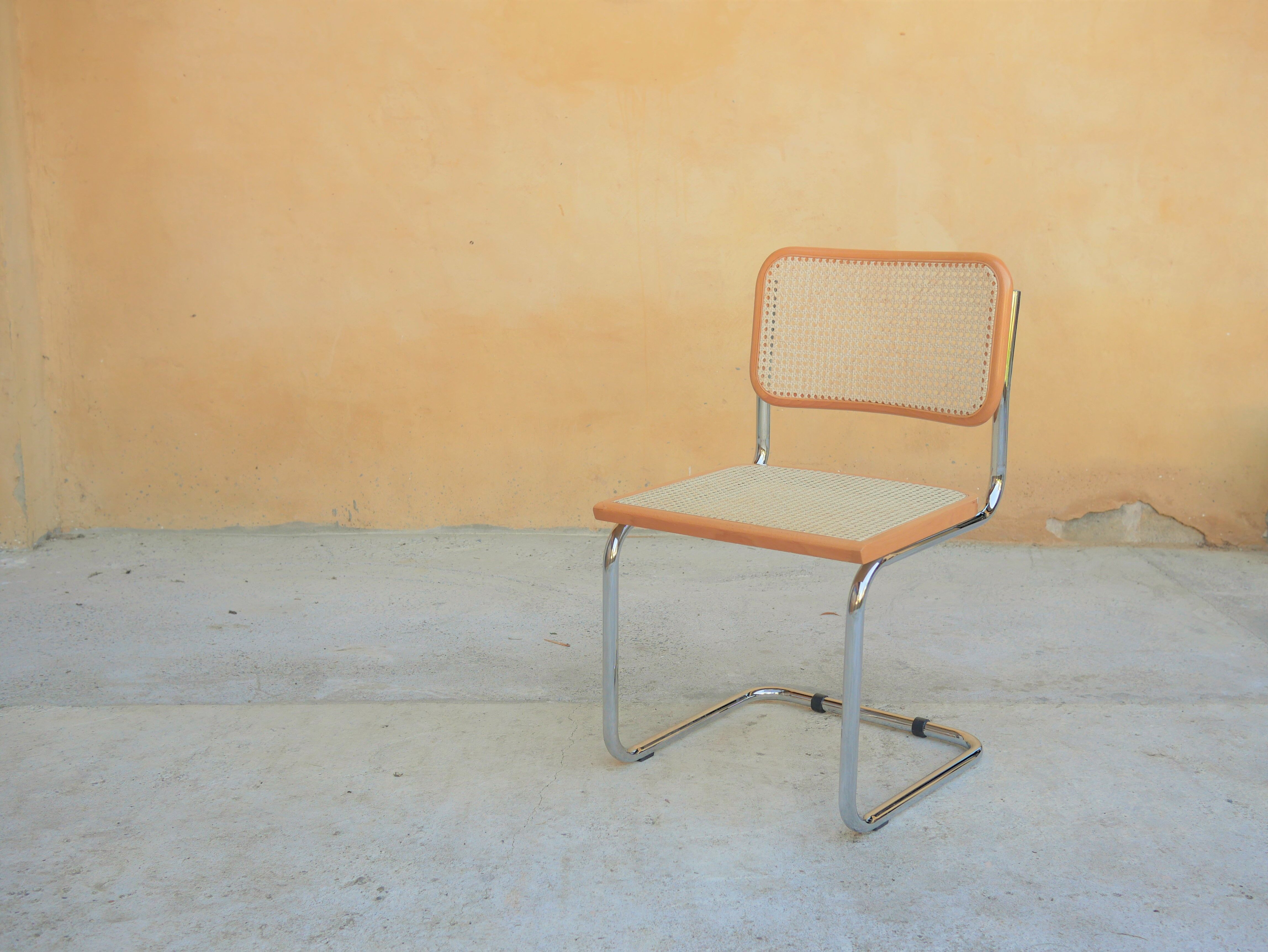 Chair B32 by Marcel Breuer, Made in Italy