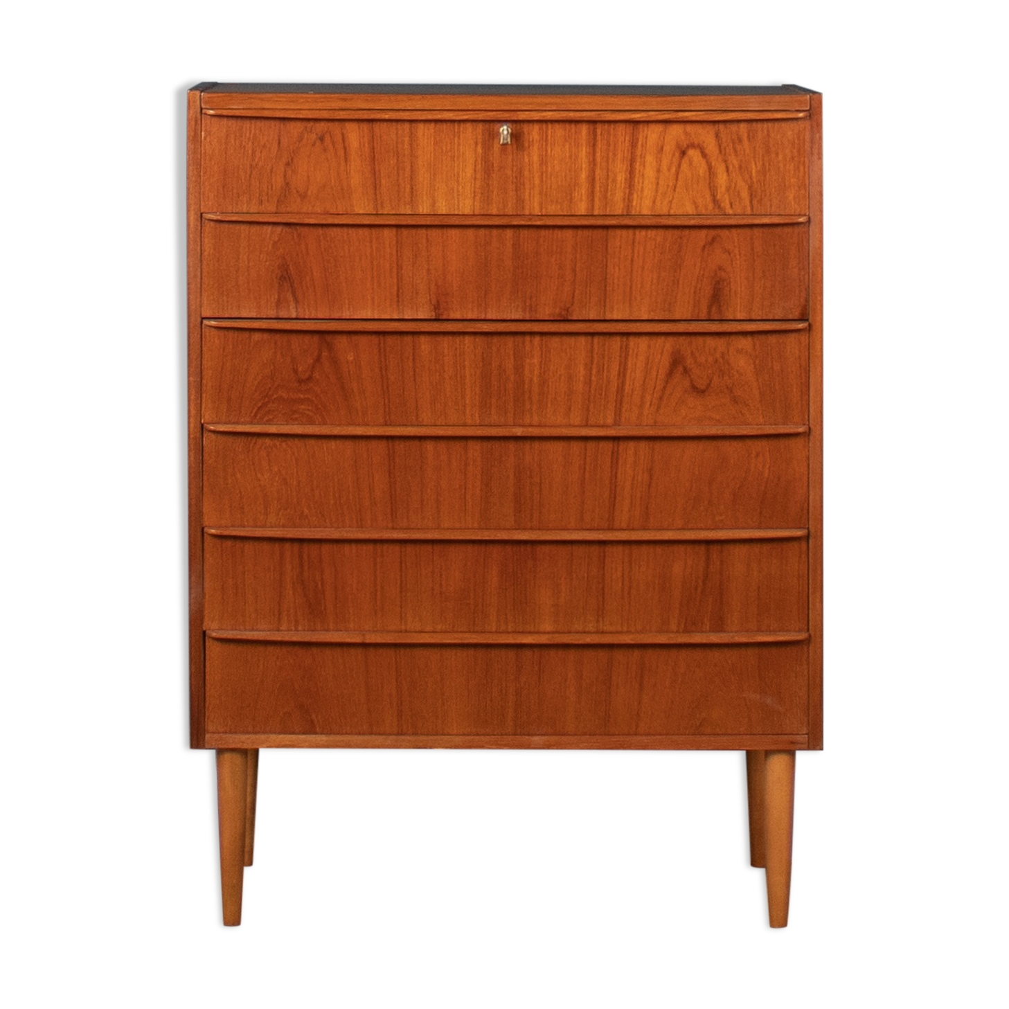 Commodes rétro en teck des années 1960 danoises du milieu du siècle