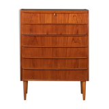 Commodes rétro en teck des années 1960 danoises du milieu du siècle