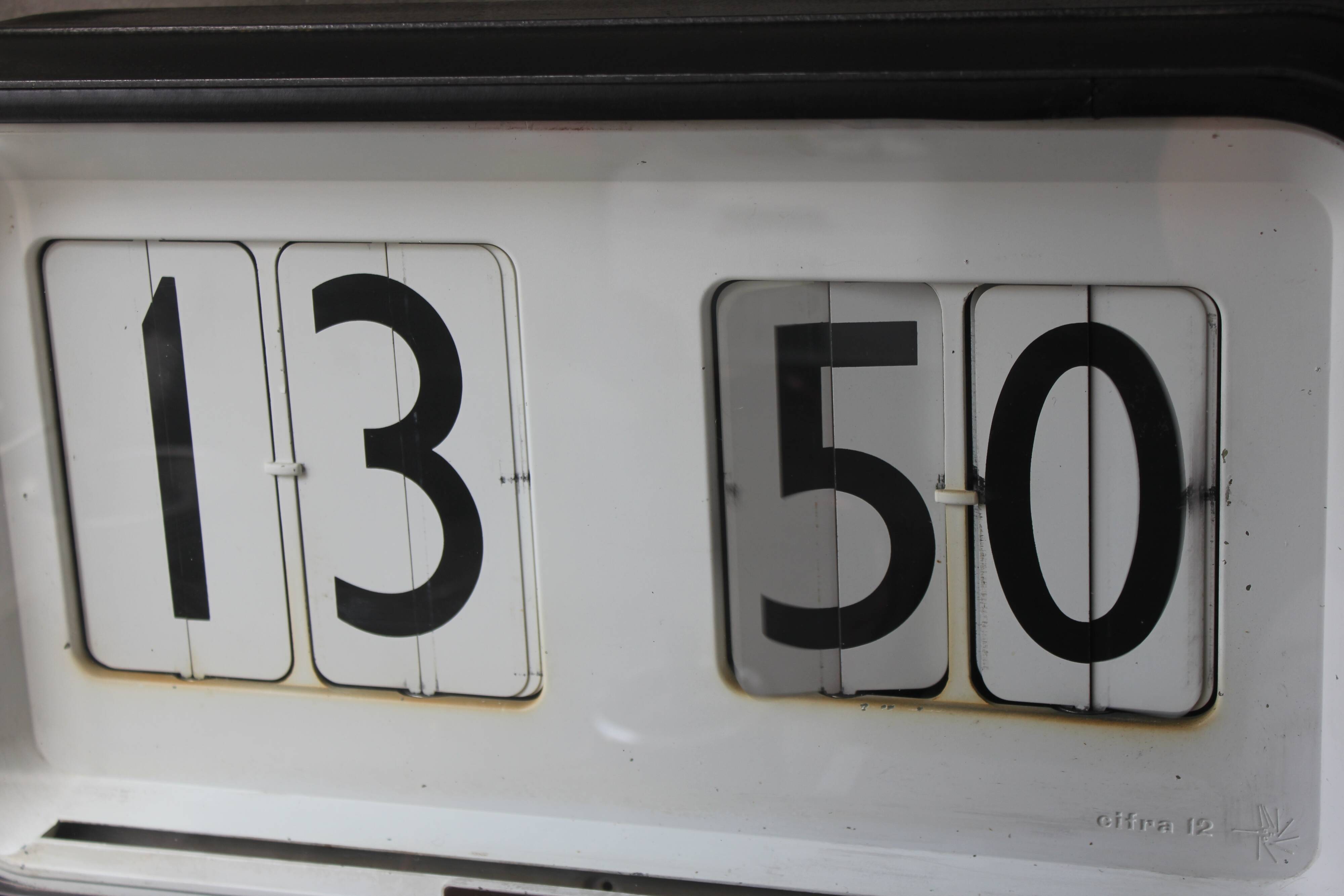 Vintage Clock Solari Udine, 1960