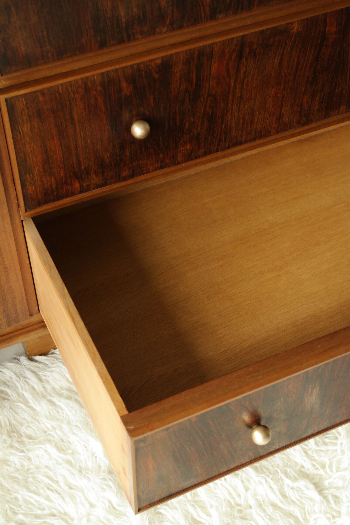 Commode art déco en palissandre et acajou