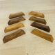 8 olive wood knife holders