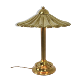 Lampe de table en laiton sculptural italien rare, années 1970 | Design Hollywood Regency