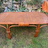 Rattan coffee table