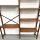 XXL Modernist Library in Solid Pine – 1950s Design – L164 cm