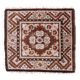 Tapis Vintage Mongol de Collection Fait Main – 52 x 60 cm - 1C1000