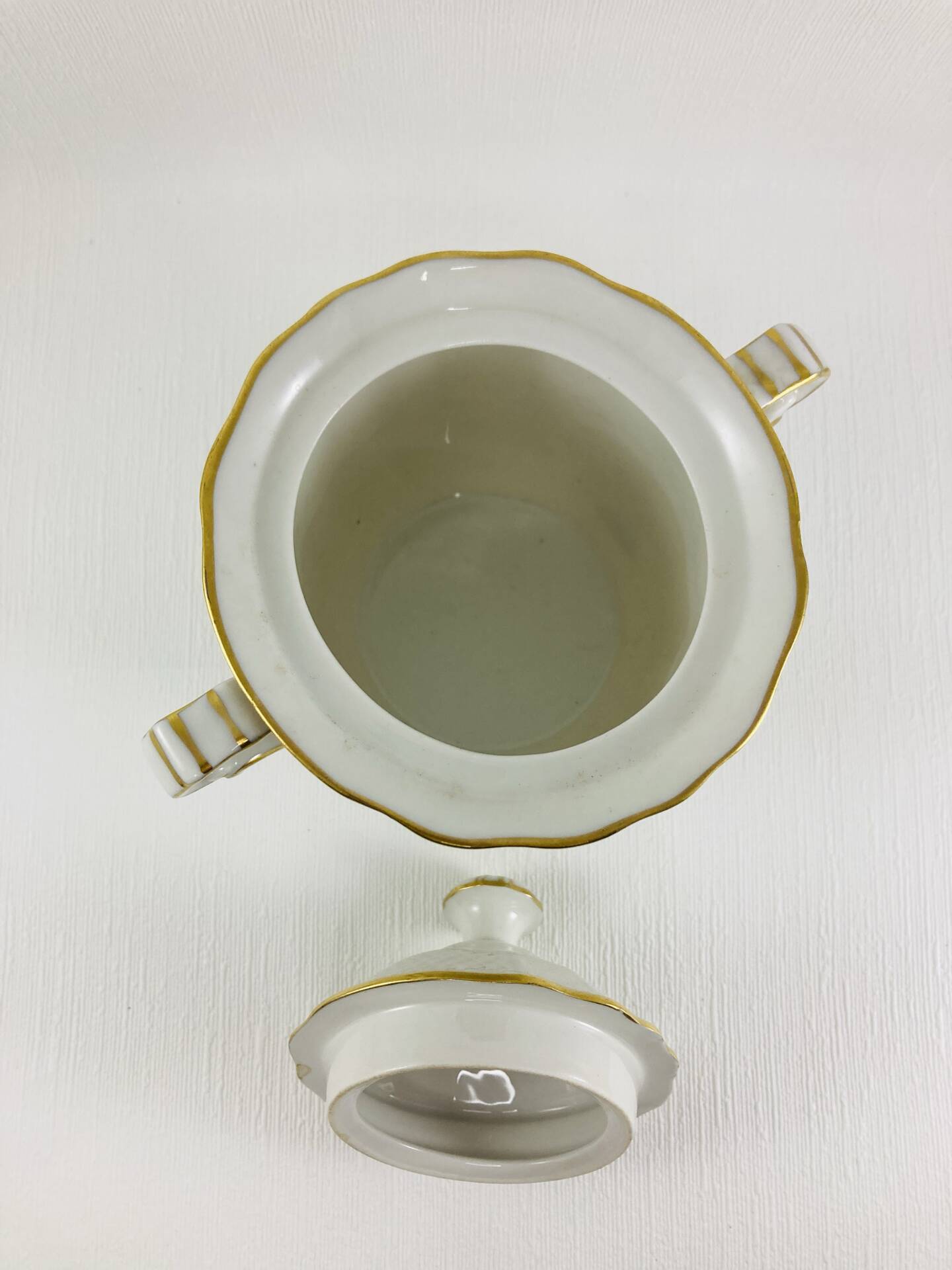 Sugar Bowl Covered Limoges Porcelain Bernardaud B&C Malmaison Service
