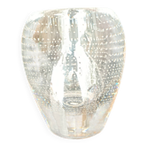 Bubble glass vase