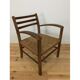 Rope and wood vintage armchair 50s