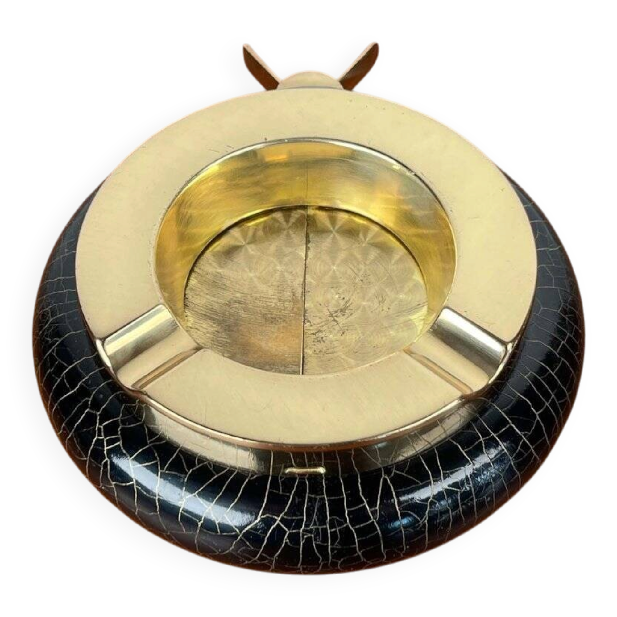 Modern vintage German metal ashtray, 1960s