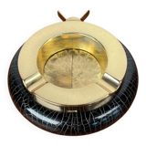 Modern vintage German metal ashtray, 1960s