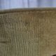 Fauteuil crapaud bois tissu velours jaune ocre