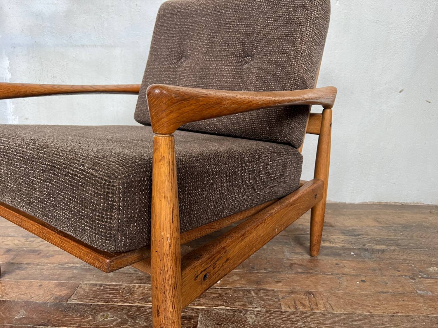 Pair of Scandinavian armchairs by Erik Wørtz for Möbel-Ikea, 1960