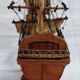 Boat model Le Saint Geran in wood and fabric