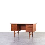 Mid-Century Danish Teak Executive Desk, 1960s.