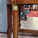 Half-moon empire mahogany console circa 1900