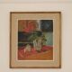 Oil on Swedish masonite from the mid-century "Still Life" – dated 1953