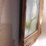Tableau en bois doré