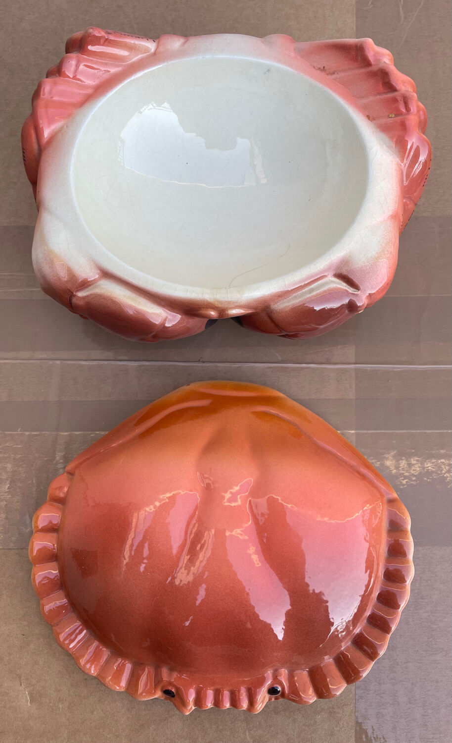 Crab box signed Michel Caugant