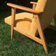 Vintage chair feet yellow compass - 60s