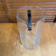 Old pichet arcoroc model octime transparent glass + black handle wine