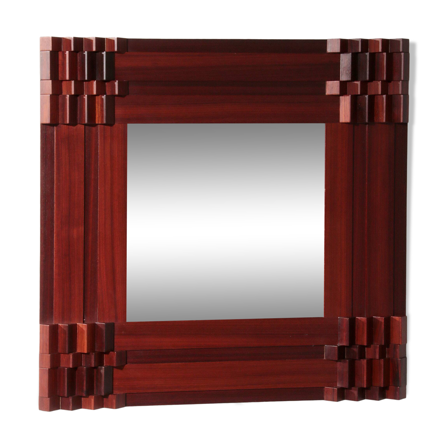 Luciano Frigerio 'Model Norman' Italian Midcentury Mirror 1970