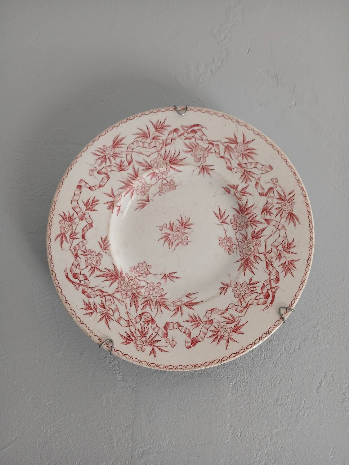 Antique plate in ironstone
