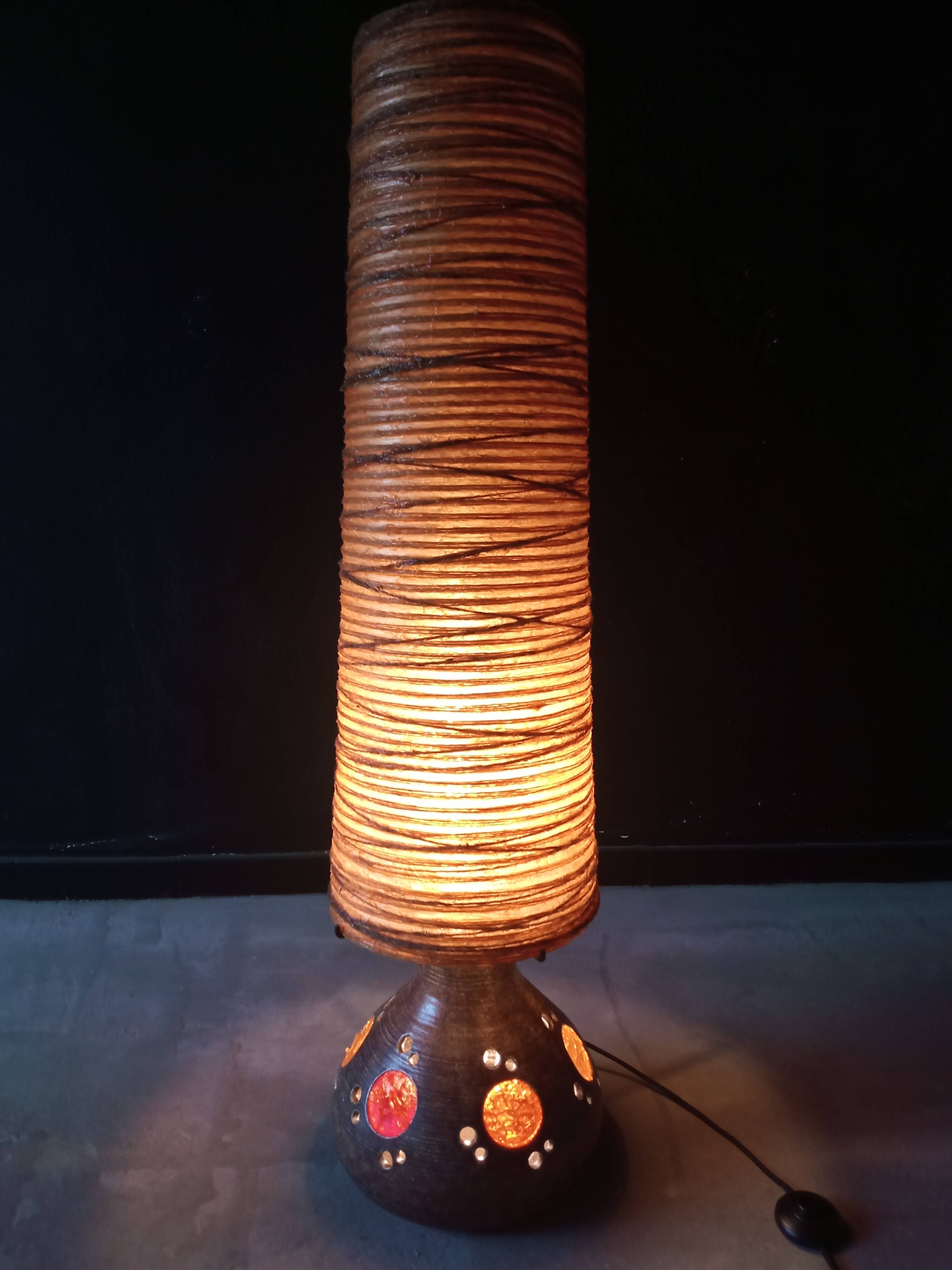 Important lamp by Georges Pelletier.