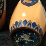 Pair of Japanese cloisonné vases late 19th century