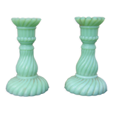 Paire de bougeoirs ancien