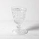 Vintage Clear Stem Glass Arabesque / Wine Goblet Baccarat / France / 1840s