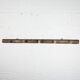 Handcrafted wall coat rack in raw wood