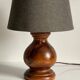 Solid Wood Lamp in a Country Style