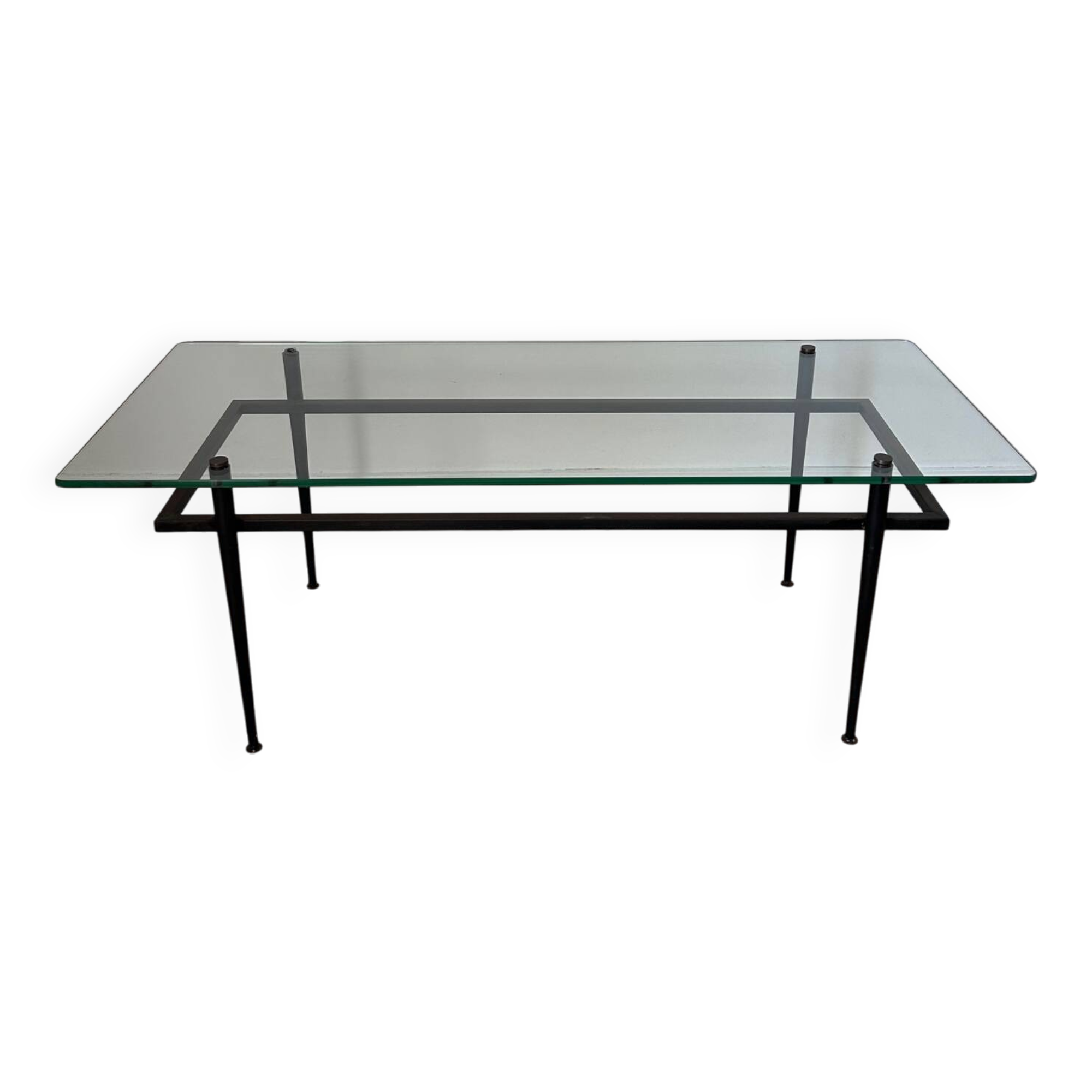 Modernist coffee table by Roger Le Bihan, circa 1950.