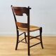 Chaise ancienne en bois et assise paillée