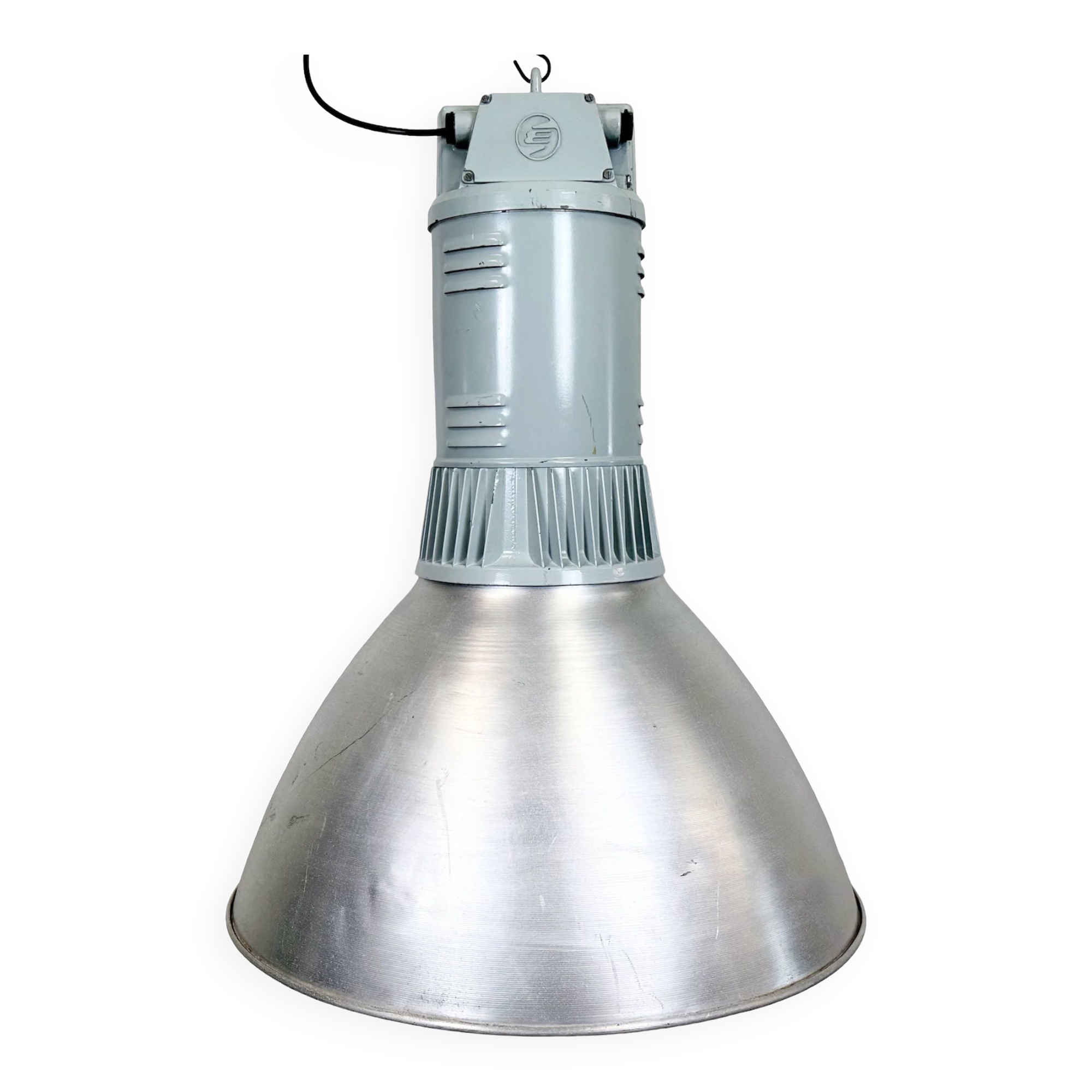 Large Industrial Aluminium Pendant Light from Elektrosvit, 1960s