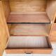 Oak storage unit, splayed legs circa 1950s