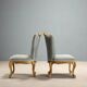 Antique baroque chairs in carved wood, Italy, 20th century