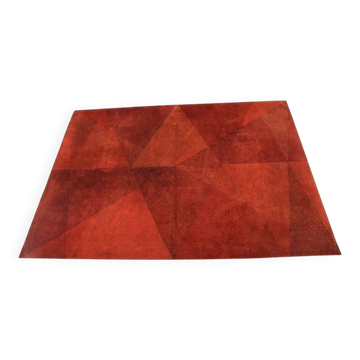 Midcentury Geometric Carpet or Rug, 1970s