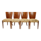 1950s Jindrich Halabala Dining Chairs H-214 for UP Závody, Set of 4