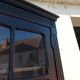 Parisian antique black patinated showcase