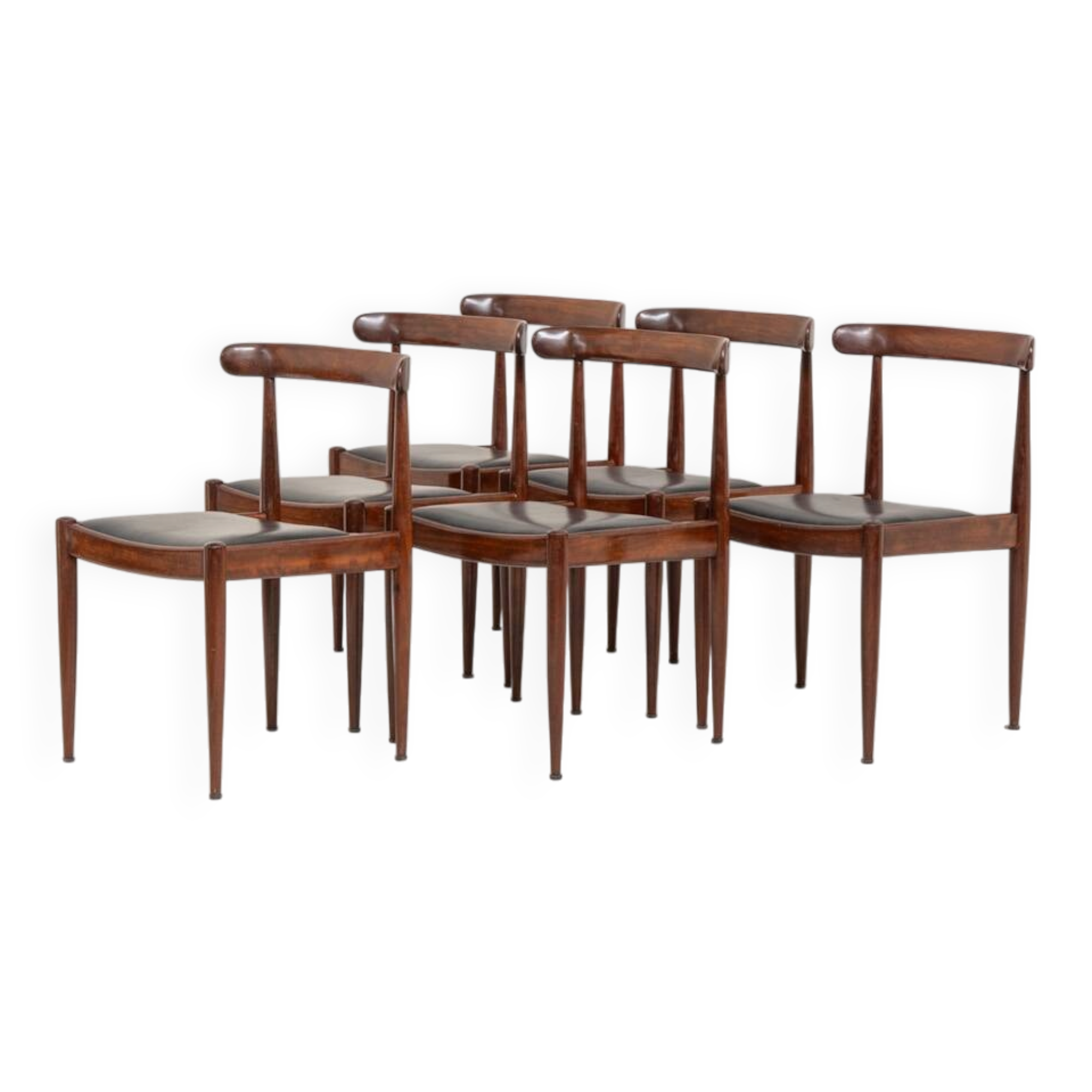 Set of 6 "Model 500" dining chairs by Alfred Hendrickx