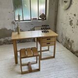 Architect's desk and stool from the 70s