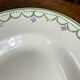 Service plates, ironstone, Violetta collection, Longwy