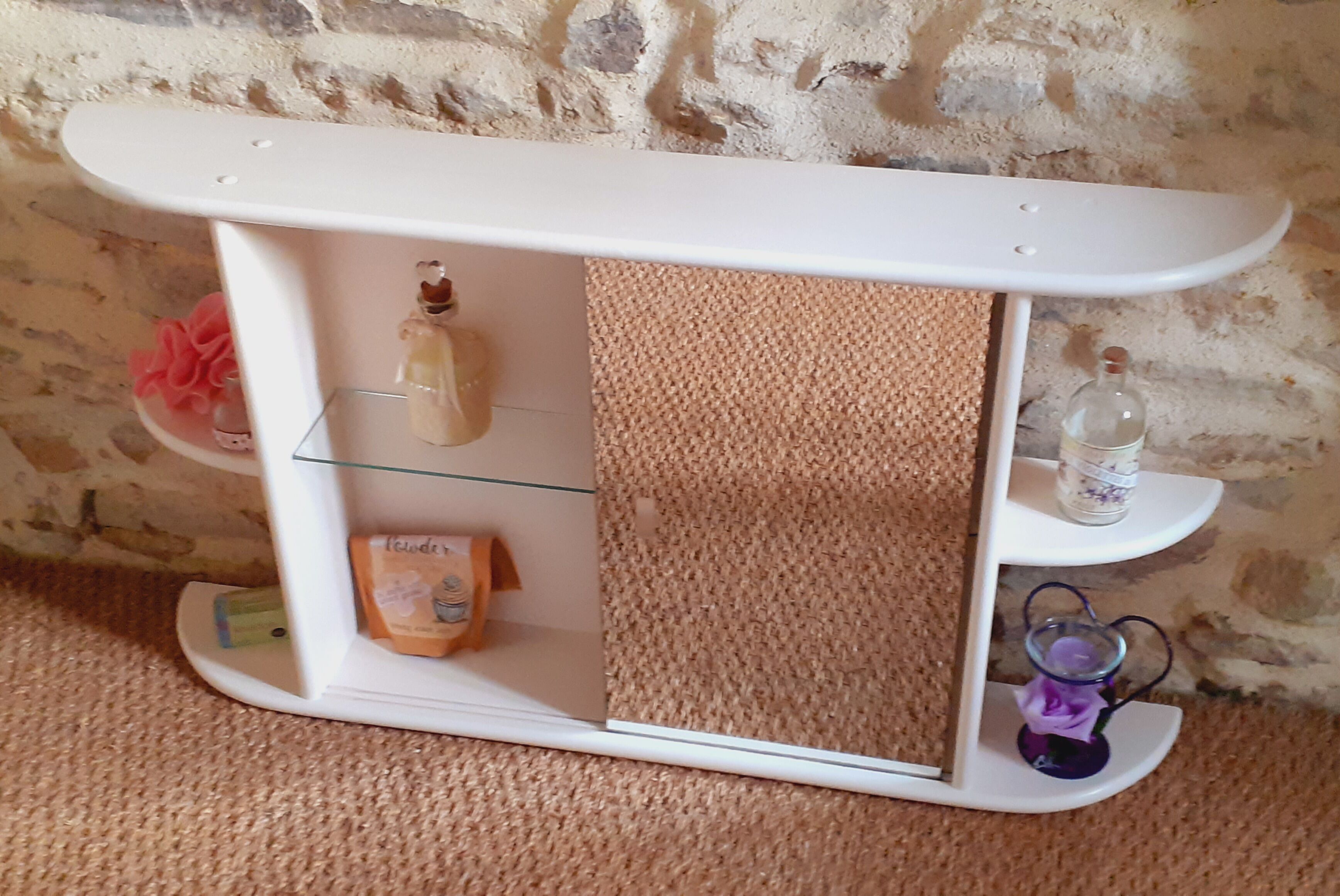 Vintage toilet cabinet