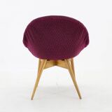 1970s Shell Beech Chair, Czechoslovakia