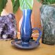 Handmade hand candle holder signed Malarmey vintage 50/60