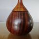Scandinavian rosewood box, free form, 60s-70s